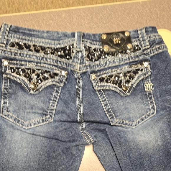 Miss Me Women's Dark Blue Boot Cut Jeans - Picture 4 of 4